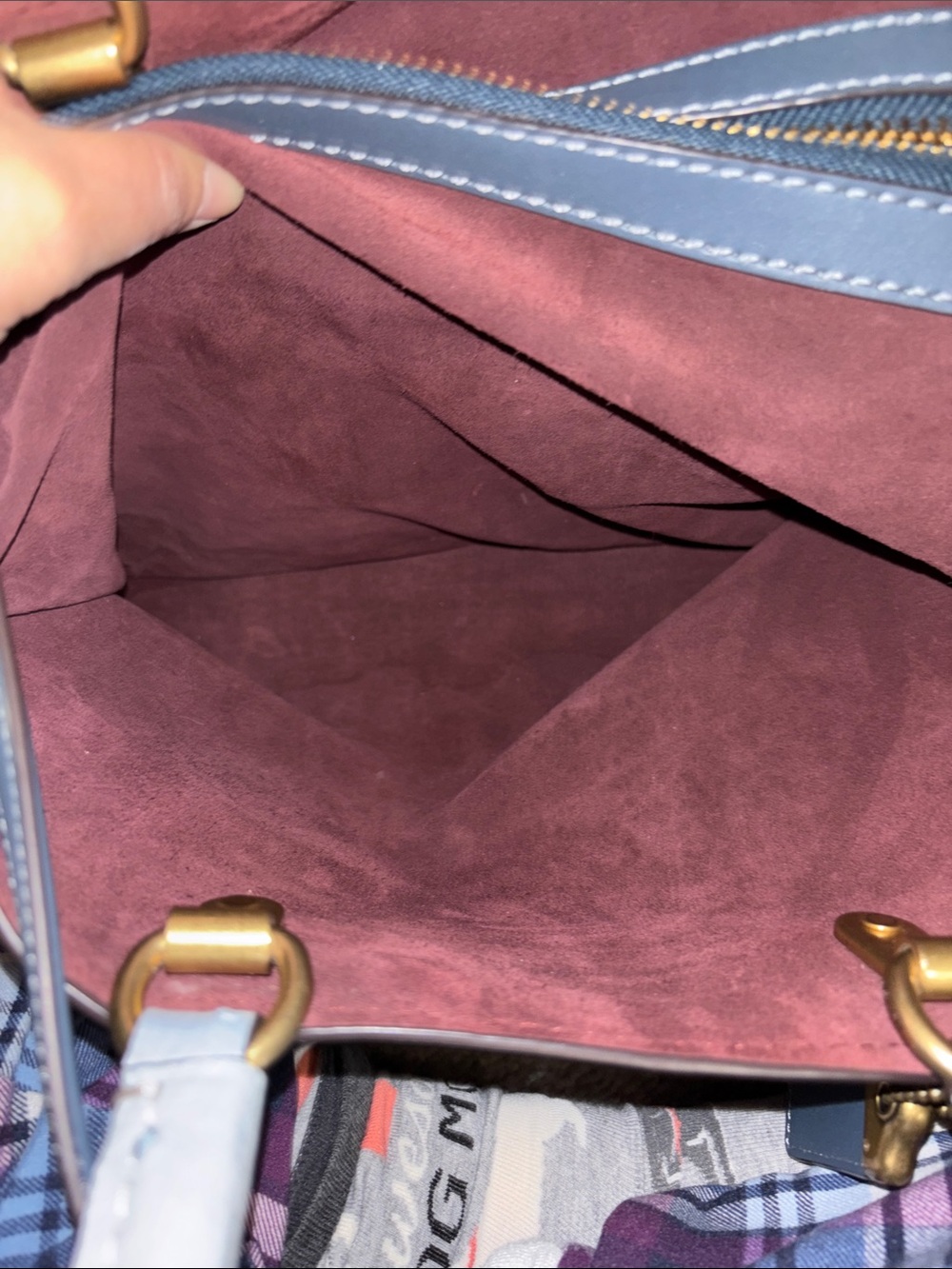 Rare Coach Rogue 36 with ostrich detailing. - Picture 7 of 17